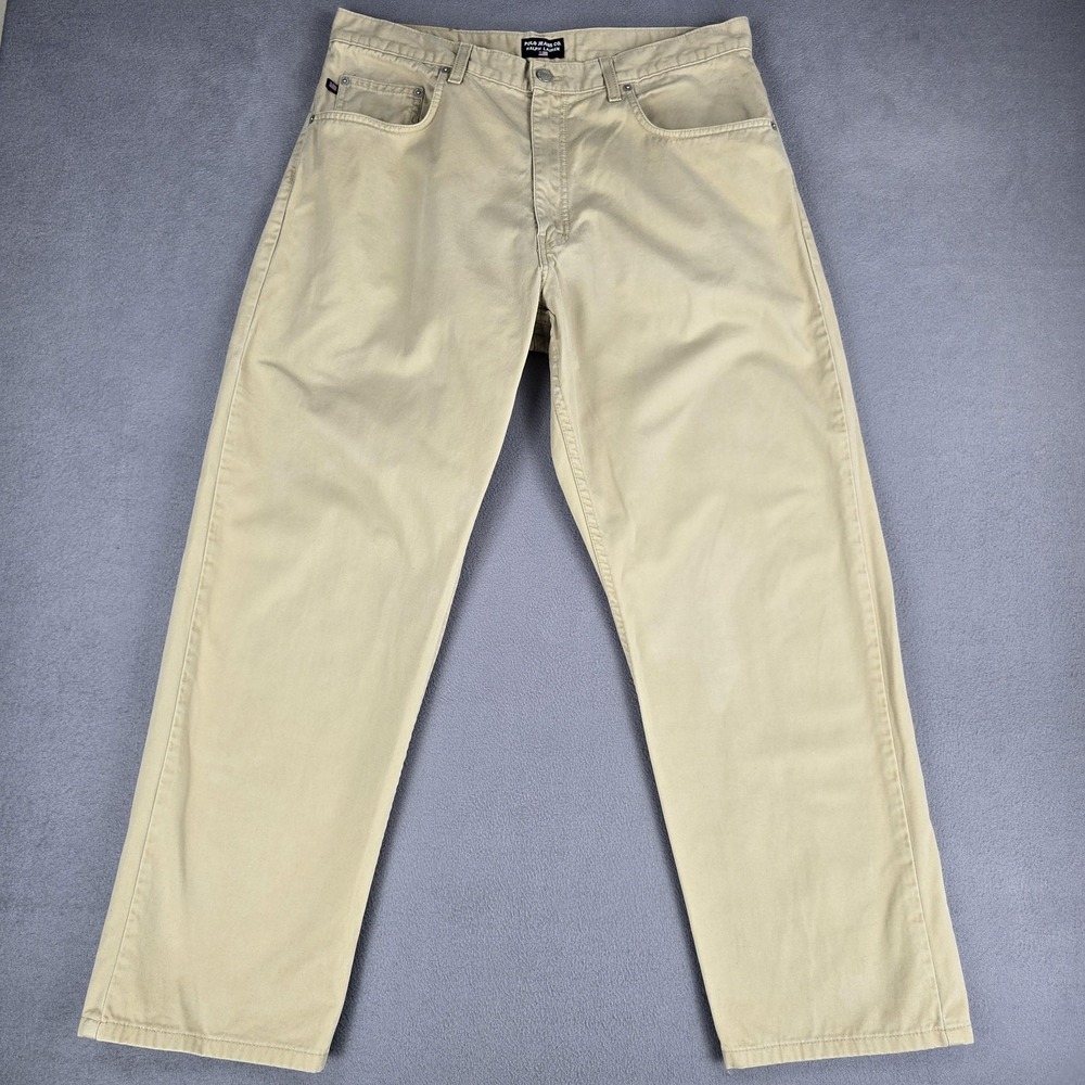 Polo Ralph Lauren Jeans Co Mens 36x30 Beige Polo Pants Straight Denim Canada